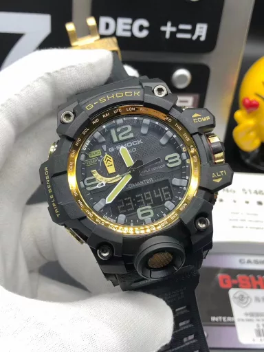 Original CASIO G-SHOCK GWG-1000 Little Mud King series multi-function dual display waterproof and mud-proof sports electronic watch, (the same ultimate silicone sports pointer electronic watch as in the movie 