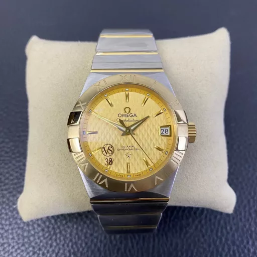VS Constellation Series 38mm Gold Grid Gold Plate