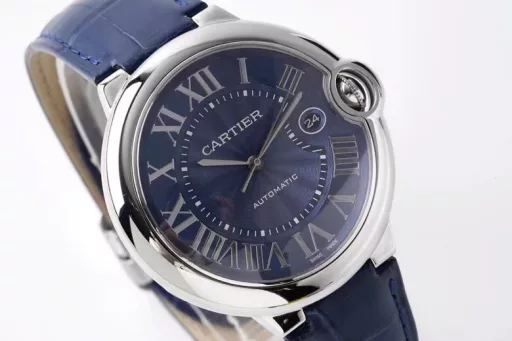 AF's most powerful masterpiece! Cartier CARTIER 42mm Blue Balloon WSBB0015 Men's Watch Series! The upgraded 2824 movement series is coming! 🎮Super cost-effective, the best version choice!AF is fully upgraded! Strive for perfect interpretation as follows:Cases: Swiss-grade precision polishing! PVD carbon-coated stainless steel case! Original blue spinel crown! Case shape and curvature, the crescent shape has an invincible texture! Perfect sapphire fisheye bubble crystal mirror with crescent 🌙 opening! Multiple sets of combined cases are rigorous, exquisite and meticulous! 3-degree strong waterproof! Fine strap polishing and brushing feel! Refined case back cover logo, twin effect! 8 genuine screws! All the above accessories! Can be interchanged with the original authentic watch! No difference!Dial interior: genuine OEM-level text! Super difficult and strongest replica! Original strong luminous hands! The color tone and font thickness of the calendar strip are consistent! It kills all versions in the market! AF's abnormal reproduction requirements! Pursuing the strongest! 🎮In terms of movement: It uses the top-level Haiou 2824 movement! After the super-fine assembly of the watch master, the movement is very stable, the travel time is accurate, and it is rarely repaired! Worth having!One watch, one number, one tag, three codes in one! The scanned data is consistent with the authentic product! The counter no longer uses the red warranty card and other accessories! Instead, it uses a large invoice! We did not copy the invoice! We also don't make those fake packaging in the market! This AF watch packaging is consistent with the authentic one! Super strong counterfeiting! Welcome to taste it!Black cowhide woven cloth strap! Comfortable to wear! Great value for money! You will earn money if you buy it!AF, only compare with the authentic one! We can provide you with original authentic watches and our replicas! Welcome to taste it! 🎮Three elite exquisite recommended men's mechanical watches SJ carefully creates ultra-realistic photos for you