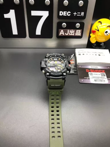 Original CASIO G-SHOCK GWG-1000 Little Mud King series multi-function dual display waterproof and mud-proof sports electronic watch, (the same ultimate silicone sports pointer electronic watch as in the movie 