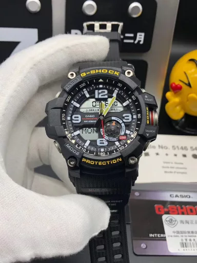 Original CASIO G-SHOCK GWG-1000 Little Mud King series multi-function dual display waterproof and mud-proof sports electronic watch, (the same ultimate silicone sports pointer electronic watch as in the movie 