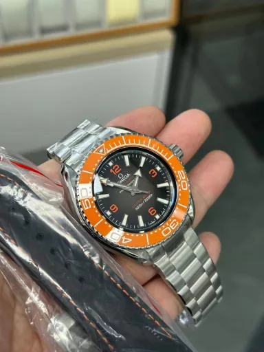 Omega Sea King 6000m Orange Ring 8900 Mold Opening Machine, Free Strap