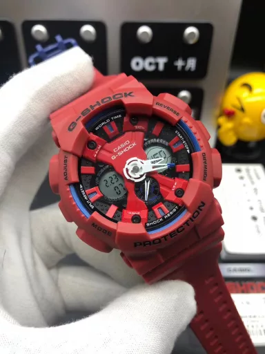 Hot selling GA-120 hand-raise light Casio G-SHOCK--classic shockproof dial design👍In stock and shipped immediately, 45-degree automatic hand-raise light function with strong visual impact🙈LCD liquid crystal display💡Stopwatch speed function accurate to 1/1000 second⌛Shockproof📣Anti-magnetic💥200 meters waterproof🏊48 city time📲Countdown⏳Alarm clock⏰Fully automatic calendar and other powerful functions