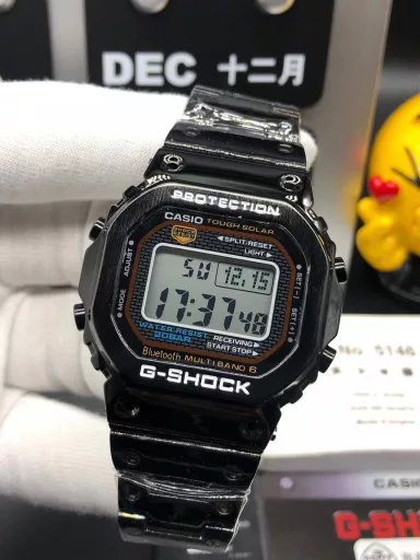 👍👍Original Casio G-SHOCK GMW-B5000 series, 35th anniversary limited edition electronic sports watch! Official price 5000+ overseas orders! 30 meters waterproof! Fashionable and versatile electronic watch! Top configuration, top network exclusive channel supply! Led lighting, daily alarm, hourly report, stopwatch, countdown, metal dial, resin material/stainless steel strap, mineral glass, thickness 13mm, case diameter 43.2mm