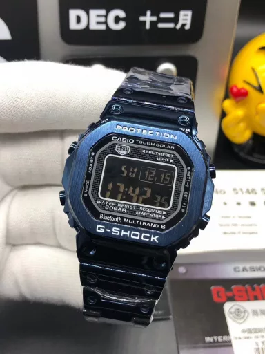 👍👍Original Casio G-SHOCK GMW-B5000 series, 35th anniversary limited edition electronic sports watch! Official price 5000+ overseas orders! 30 meters waterproof! Fashionable and versatile electronic watch! Top configuration, top network exclusive channel supply! Led lighting, daily alarm, hourly report, stopwatch, countdown, metal dial, resin material/stainless steel strap, mineral glass, thickness 13mm, case diameter 43.2mm