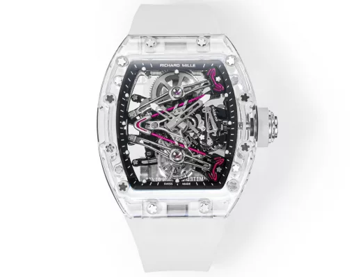 RICHARD MILLE launches RM 38-02 Crystal Pink Theme Hollow Tourbillon WatchThe striking new work, the 