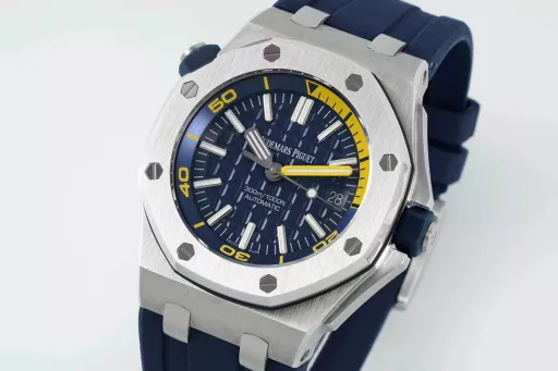 IPF creates classics - the king of diving, Audemars Piguet 15710! 3120 integrated movement, creating the strongest replica inside and outsideThe case is polished multiple times, just to match the angular data, and the material feels consistent;The strongest movement plate is polished, and the color is automatically supported by 18K rose gold with special color adjustment;The most user-friendly loose head grain buffer area ensures that it matches the original design;The most three-dimensional and neat disk 