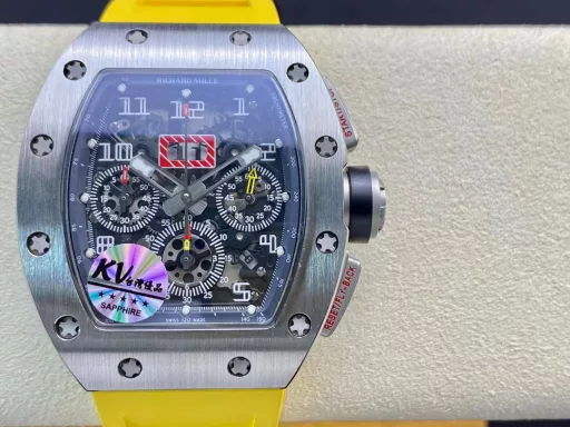 KV Richard Titanium Chronograph RM011 Super Masterpiece RICHARD MILLE RM011 FELIPE MASSA Series🔥After Richard Mille launched the RM011 Red Kite flyback chronograph limited edition last summer, which was named after the football star 