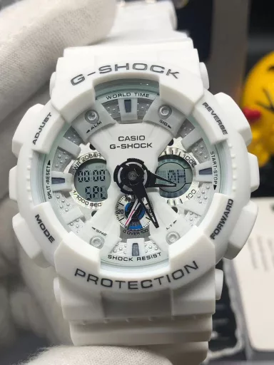 Hot selling GA-120 hand-raise light Casio G-SHOCK--classic shockproof dial design👍In stock and shipped immediately, 45-degree automatic hand-raise light function with strong visual impact🙈LCD liquid crystal display💡Stopwatch speed function accurate to 1/1000 second⌛Shockproof📣Anti-magnetic💥200 meters waterproof🏊48 city time📲Countdown⏳Alarm clock⏰Fully automatic calendar and other powerful functions