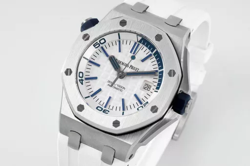 IPF creates classics - the king of diving, Audemars Piguet 15710! 3120 integrated movement, creating the strongest replica inside and outsideThe case is polished multiple times, just to match the angular data, and the material feels consistent;The strongest movement plate is polished, and the color is automatically supported by 18K rose gold with special color adjustment;The most user-friendly loose head grain buffer area ensures that it matches the original design;The most three-dimensional and neat disk 