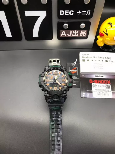 Original CASIO G-SHOCK GWG-1000 Little Mud King series multi-function dual display waterproof and mud-proof sports electronic watch, (the same ultimate silicone sports pointer electronic watch as in the movie 