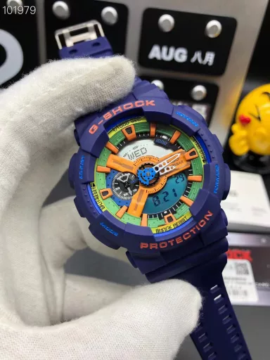 GA-110 Hand-raise Light Casio G-SHOCK--Classic shockproof dial design👍In stock and shipped immediately, 45-degree automatic hand-raise light function with strong visual impact🙈LCD liquid crystal display💡Stopwatch speed function accurate to 1/1000 second⌛Shockproof📣Anti-magnetic💥200 meters waterproof🏊48 city time📲Countdown⏳Alarm clock⏰Fully automatic calendar and other powerful functions