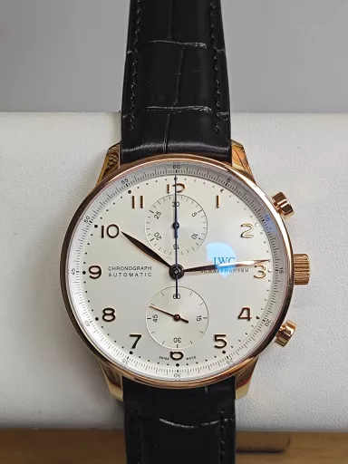 ZF rose gold Portuguese watch