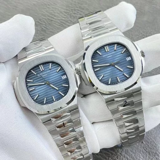 3K Patek Philippe Nautilus Steel King 5711 series, the dial will show different blue colors according to the light, from light to dark, this is a high-end dial! Equipped with 324 integrated movement, diameter 40mm, thickness about 8.2 to 8.3! 3K factory production
