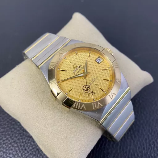 VS Constellation Series 38mm Gold Grid Gold Plate