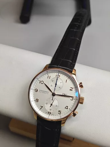 ZF rose gold Portuguese watch