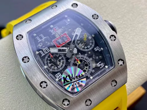 KV Richard Titanium Chronograph RM011 Super Masterpiece RICHARD MILLE RM011 FELIPE MASSA Series🔥After Richard Mille launched the RM011 Red Kite flyback chronograph limited edition last summer, which was named after the football star 