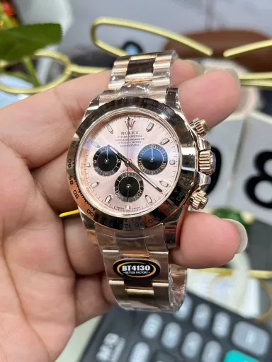 bt rose gold steel di/4130/12.2mm/40mm