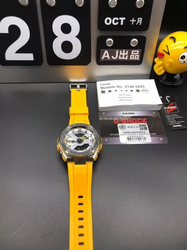 GST-400G hand-raise light Casio G-SHOCK--classic shockproof dial design👍In stock and shipped immediately, 45-degree automatic hand-raise light function with strong visual impact🙈LCD liquid crystal display💡Stopwatch speed function accurate to 1/1000 second⌛Shockproof📣Anti-magnetic💥200 meters waterproof🏊48 city time📲Countdown⏳Alarm clock⏰Fully automatic calendar and other powerful functions