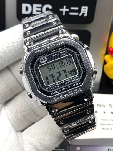 👍👍Original Casio G-SHOCK GMW-B5000 series, 35th anniversary limited edition electronic sports watch! Official price 5000+ overseas orders! 30 meters waterproof! Fashionable and versatile electronic watch! Top configuration, top network exclusive channel supply! Led lighting, daily alarm, hourly report, stopwatch, countdown, metal dial, resin material/stainless steel strap, mineral glass, thickness 13mm, case diameter 43.2mm