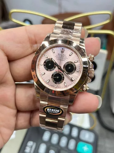 bt rose gold steel di/4130/12.2mm/40mm