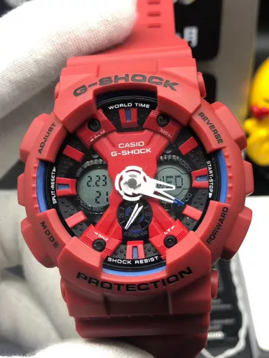Hot selling GA-120 hand-raise light Casio G-SHOCK--classic shockproof dial design👍In stock and shipped immediately, 45-degree automatic hand-raise light function with strong visual impact🙈LCD liquid crystal display💡Stopwatch speed function accurate to 1/1000 second⌛Shockproof📣Anti-magnetic💥200 meters waterproof🏊48 city time📲Countdown⏳Alarm clock⏰Fully automatic calendar and other powerful functions