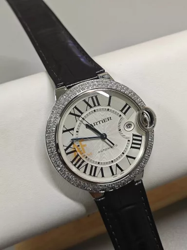 AF Cartier blue balloon 42M double row diamond
