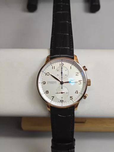 ZF rose gold Portuguese watch