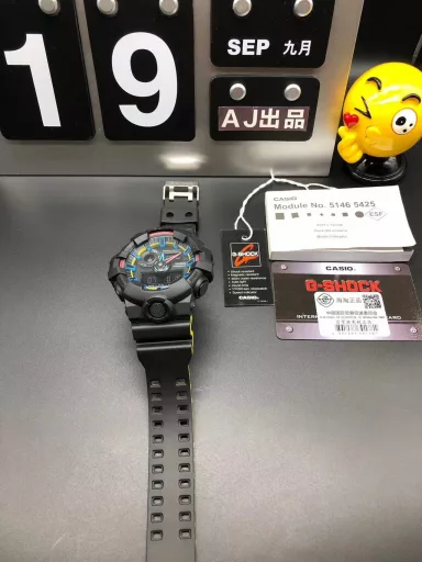 Hot selling GA-710 hand-raise light Casio G-SHOCK--classic shockproof dial design👍In stock and shipped immediately, 45-degree automatic hand-raise light function with strong visual impact🙈LCD liquid crystal display💡Stopwatch speed function accurate to 1/1000 second⌛Shockproof📣Anti-magnetic💥200 meters waterproof🏊48 city time📲Countdown⏳Alarm clock⏰Fully automatic calendar and other powerful functions📆