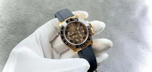 Rolex Daytona series, Latte! Equipped with Dandong factory 4130 movement, 40mm diameter, 12.2 thickness! C factory
