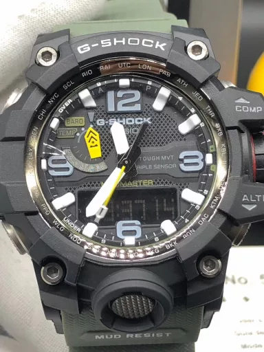Original CASIO G-SHOCK GWG-1000 Little Mud King series multi-function dual display waterproof and mud-proof sports electronic watch, (the same ultimate silicone sports pointer electronic watch as in the movie 