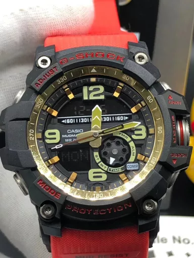 Original CASIO G-SHOCK GWG-1000 Little Mud King series multi-function dual display waterproof and mud-proof sports electronic watch, (the same ultimate silicone sports pointer electronic watch as in the movie 
