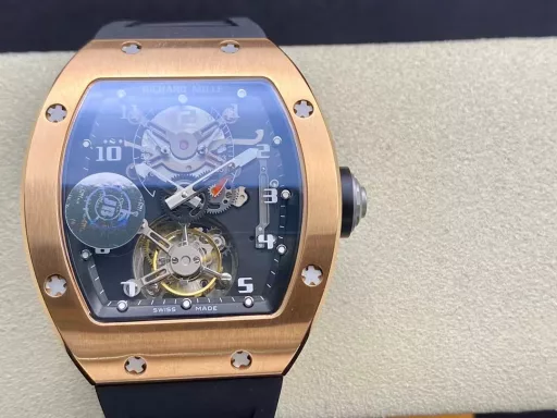 JB Factory Richard RM001 True Tourbillon Upgraded Version, the upgrades are as follows: 1. Re-copy the original data, the deck structure is closer to the original, with a similarity of more than 95%; 2. The dial is upgraded to a tempered glass double-layer dial, with a purer color and more delicate details; 3. Upgraded to imported high-grade tape, with fewer burrs, better workmanship, soft and comfortable feel, and the air vents are changed from four horizontal lines to three horizontal lines like the original. This is the first official watch of Richard Mille, and also the first RM true flywheel work in the replica world. It can be bought for only hundreds of thousands of EUR, which should be the cheapest tourbillon among the original RM. The JB factory developers molded the dial according to the original data and restored the original temperament as much as possible. After more than two years of improvement, the double barrels are running normally, and the 12 o'clock position has achieved the same dual kinetic energy display as the original, and the full winding can reach 3 days of endurance. Equipped with a manual true tourbillon movement with the same original structure, the travel time is stable and accurate. The dial is made of double-layer high-pass lens (metal glass + sapphire glass) just like the original one, and the case is processed by the most advanced five-axis CNC technology. The tape is equipped with the original folding buckle, and the power reserve display and tourbillon show the high-end temperament. This is the most attractive Richard style, and it once became the model for other styles of RM Richard Mille men's watches. It is a classic among classics and will never go out of style. JB Factory is another great product after Roger Dubuis Double Tourbillon. The excitement is to be continued. JB Factory-is specially made for high-end tourbillon.