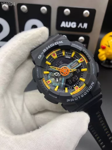GA-110 Hand-raise Light Casio G-SHOCK--Classic shockproof dial design👍In stock and shipped immediately, 45-degree automatic hand-raise light function with strong visual impact🙈LCD liquid crystal display💡Stopwatch speed function accurate to 1/1000 second⌛Shockproof📣Anti-magnetic💥200 meters waterproof🏊48 city time📲Countdown⏳Alarm clock⏰Fully automatic calendar and other powerful functions
