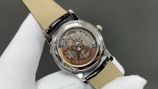 GR Factory 🌐 New Product After 3 years of research on the Jaeger-LeCoultre Master full-function perpetual calendar mechanical movement, the Jaeger-LeCoultre Master perpetual calendar automatic mechanical watch was reproduced. With the concept of not counting time and cost, the imported 9015 movement was used to restore the integrated machine complex function 868 movement. All functions are consistent with the official one! 1: Perpetual calendar function