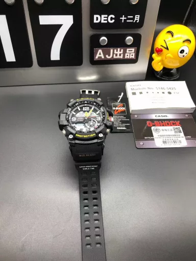 Original CASIO G-SHOCK GWG-1000 Little Mud King series multi-function dual display waterproof and mud-proof sports electronic watch, (the same ultimate silicone sports pointer electronic watch as in the movie 