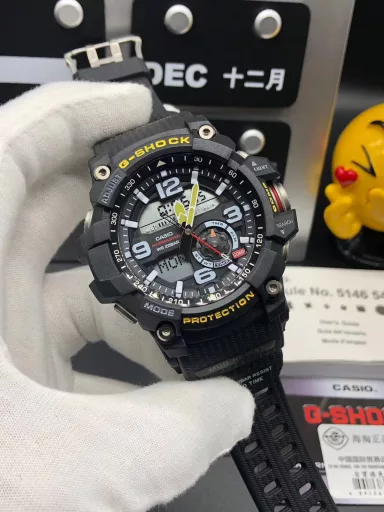 Original CASIO G-SHOCK GWG-1000 Little Mud King series multi-function dual display waterproof and mud-proof sports electronic watch, (the same ultimate silicone sports pointer electronic watch as in the movie 