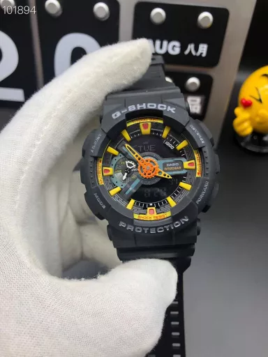GA-110 Hand-raise Light Casio G-SHOCK--Classic shockproof dial design👍In stock and shipped immediately, 45-degree automatic hand-raise light function with strong visual impact🙈LCD liquid crystal display💡Stopwatch speed function accurate to 1/1000 second⌛Shockproof📣Anti-magnetic💥200 meters waterproof🏊48 city time📲Countdown⏳Alarm clock⏰Fully automatic calendar and other powerful functions