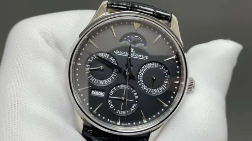 GR Factory 🌐 New Product After 3 years of research on the Jaeger-LeCoultre Master full-function perpetual calendar mechanical movement, the Jaeger-LeCoultre Master perpetual calendar automatic mechanical watch was reproduced. With the concept of not counting time and cost, the imported 9015 movement was used to restore the integrated machine complex function 868 movement. All functions are consistent with the official one! 1: Perpetual calendar function