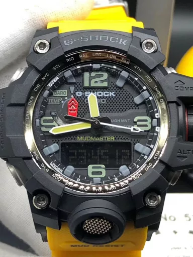 Original CASIO G-SHOCK GWG-1000 Little Mud King series multi-function dual display waterproof and mud-proof sports electronic watch, (the same ultimate silicone sports pointer electronic watch as in the movie 
