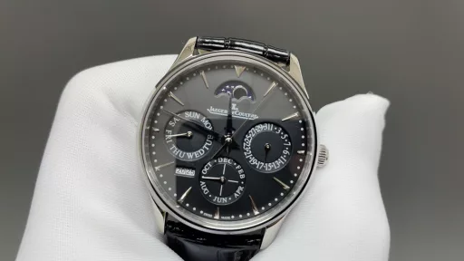 GR Factory 🌐 New Product After 3 years of research on the Jaeger-LeCoultre Master full-function perpetual calendar mechanical movement, the Jaeger-LeCoultre Master perpetual calendar automatic mechanical watch was reproduced. With the concept of not counting time and cost, the imported 9015 movement was used to restore the integrated machine complex function 868 movement. All functions are consistent with the official one! 1: Perpetual calendar function