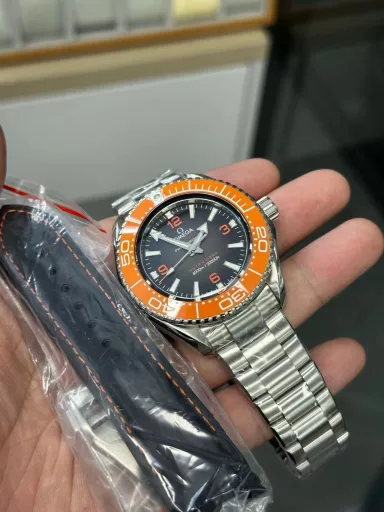 Omega Sea King 6000m Orange Ring 8900 Mold Opening Machine, Free Strap