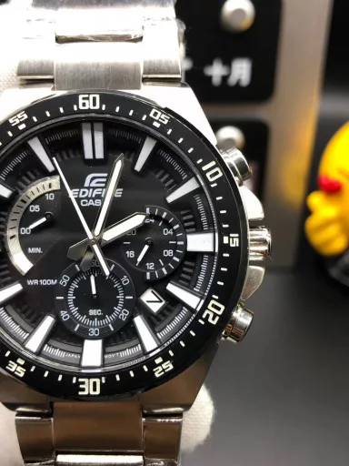 Casio new 6-pin series multi-function quartz men's watch, movement: imported multi-function running second quartz movement, material: top 316L stainless steel case, mirror: top gold steel coating scratch-resistant mirror, deep waterproof, strap: imported 316 stainless steel/, luminous function, size: diameter 43.5mm thickness 13mm