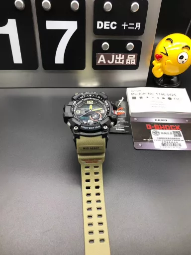 Original CASIO G-SHOCK GWG-1000 Little Mud King series multi-function dual display waterproof and mud-proof sports electronic watch, (the same ultimate silicone sports pointer electronic watch as in the movie 
