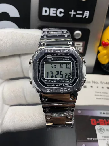 👍👍Original Casio G-SHOCK GMW-B5000 series, 35th anniversary limited edition electronic sports watch! Official price 5000+ overseas orders! 30 meters waterproof! Fashionable and versatile electronic watch! Top configuration, top network exclusive channel supply! Led lighting, daily alarm, hourly report, stopwatch, countdown, metal dial, resin material/stainless steel strap, mineral glass, thickness 13mm, case diameter 43.2mm