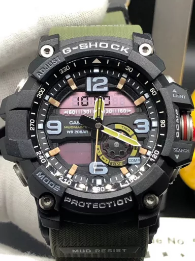 Original CASIO G-SHOCK GWG-1000 Little Mud King series multi-function dual display waterproof and mud-proof sports electronic watch, (the same ultimate silicone sports pointer electronic watch as in the movie 