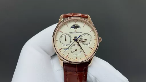 GR Factory 🌐 New Product After 3 years of research on the Jaeger-LeCoultre Master full-function perpetual calendar mechanical movement, the Jaeger-LeCoultre Master perpetual calendar automatic mechanical watch was reproduced. With the concept of not counting time and cost, the imported 9015 movement was used to restore the integrated machine complex function 868 movement. All functions are consistent with the official one! 1: Perpetual calendar function