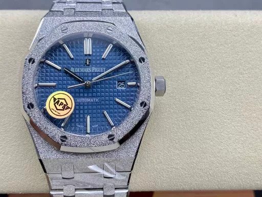 APS 15410 new product, frosted gold watchAudemars Piguet frosted gold craft is commonly known as hammered gold craft, also known as 