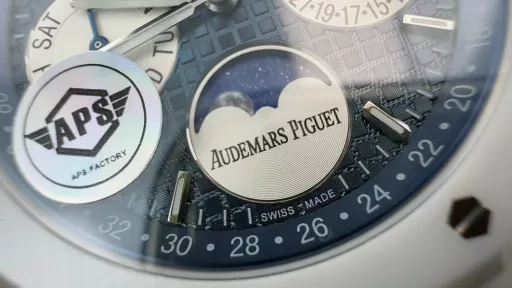 APS Audemars Piguet White Ceramic Perpetual Calendar