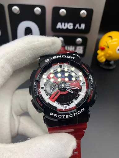 GA-110 Hand-raise Light Casio G-SHOCK--Classic shockproof dial design👍In stock and shipped immediately, 45-degree automatic hand-raise light function with strong visual impact🙈LCD liquid crystal display💡Stopwatch speed function accurate to 1/1000 second⌛Shockproof📣Anti-magnetic💥200 meters waterproof🏊48 city time📲Countdown⏳Alarm clock⏰Fully automatic calendar and other powerful functions